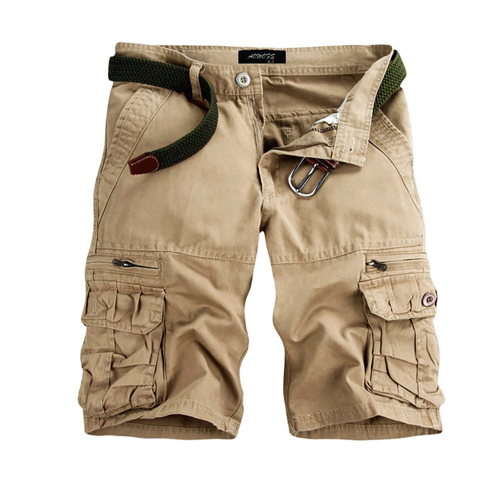 thumbnail image 2 of WILLBEST Pantalones Cortos Casuales para Hombre, Pantalones de Playa, Pantalones Casuales, Pantalones Cortos Cargo con Bolsillo de Trabajo, Pantalones de Color para Exteriores para Hombres., 2 of 9